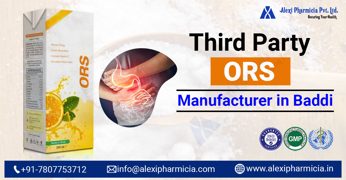 ORS Manufacturer in Baddi Sustaining Optimum Bodily Salt Requisition | Alexi Pharmicia